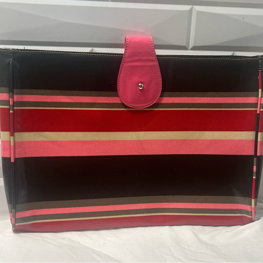 Franklin Covey‎ Striped Multicolor Laptop Tablet  Bag Never Used